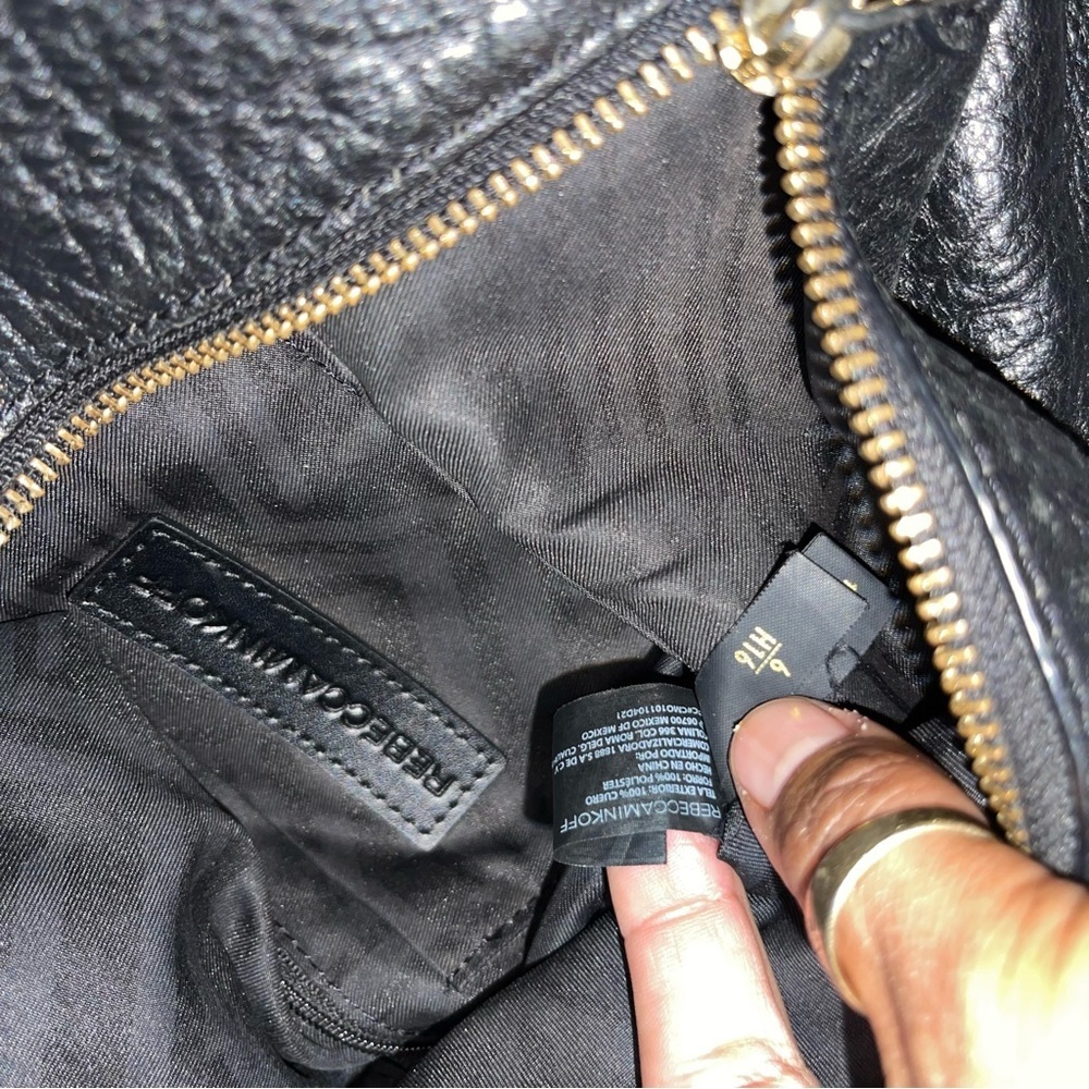Rebecca Minkoff Black 100% Leather Julian Backpack - Picture 9 of 12